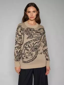Джемпер с узором Paisley ELEGANZZA