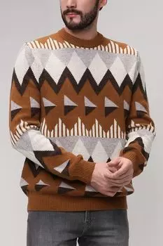 Джемпер с узором ромбы Esprit Casual