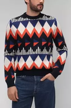 Джемпер с узором ромбы Esprit Casual