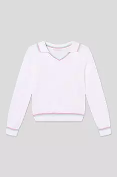 Джемпер с воротником поло Choupette