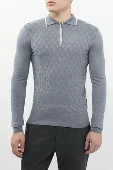 Джемпер с воротником поло CUDGI