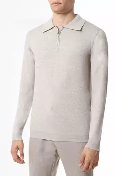 Джемпер с воротником поло на молнии CUDGI CLUB