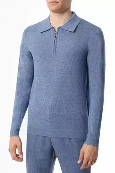 Джемпер с воротником поло на молнии CUDGI CLUB