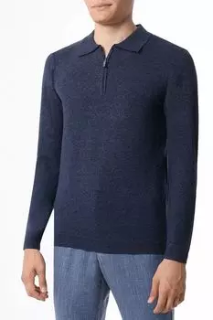 Джемпер с воротником-поло на молнии CUDGI CLUB