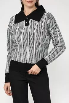 Джемпер с воротником-поло Naf Naf