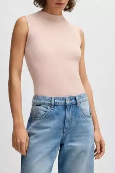 Джемпер с воротником стойкой BOSS