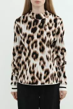 Джемпер с воротником стойкой и принтом Gerry Weber