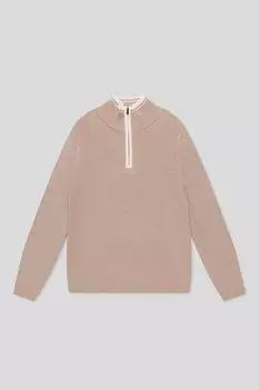 Джемпер с воротником стойкой на молнии Silver Spoon Life