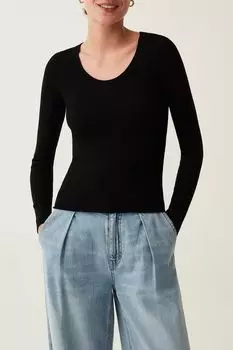 Джемпер с вырезом облегающий OVS