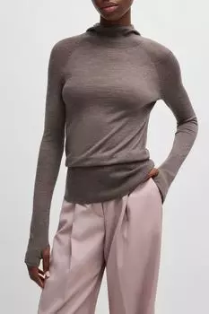 Джемпер с высоким воротником BOSS