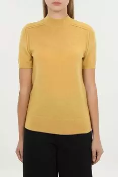 Джемпер шерстяной с коротким рукавом Calvin Klein