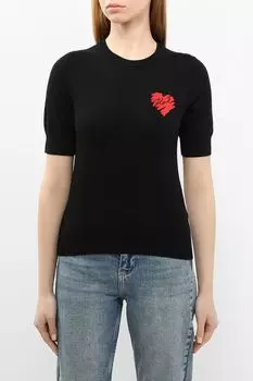 Джемпер шерстяной с коротким рукавом Karl Lagerfeld