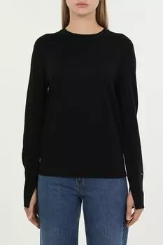 Джемпер шерстяной с разрезами на рукавах Calvin Klein