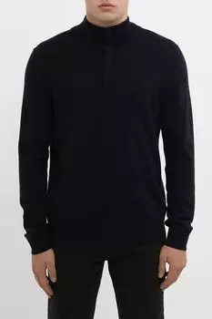 Джемпер шерстяной с воротником на пуговицах Strellson