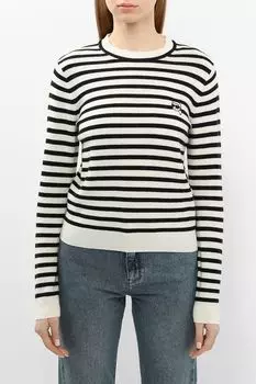 Джемпер шерстяной в полоску Karl Lagerfeld