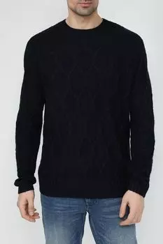 Джемпер текстурной вязки ромбами OVS