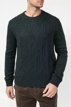 Джемпер текстурной вязки ромбами OVS