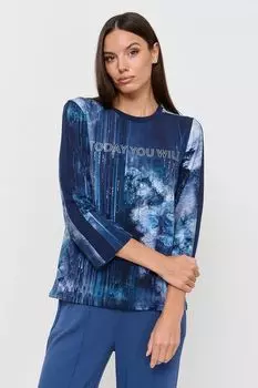 Блуза трикотажная с принтом Franco Vello