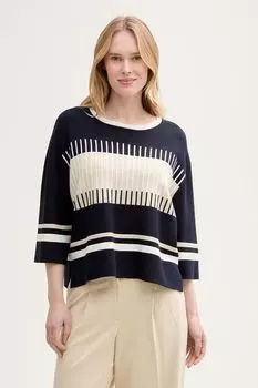 Джемпер трикотажный с принтом TOM TAILOR