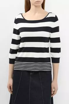 Джемпер трикотажный в полоску Comma