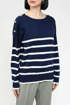 Джемпер в полоску из хлопка Auranna