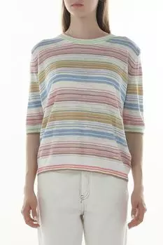 Джемпер в полоску с коротким рукавом Cinque