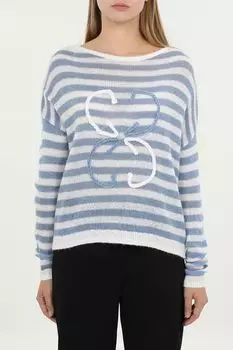 Джемпер в полоску с принтом Gerry Weber