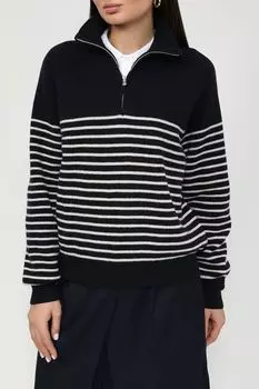 Джемпер в полоску с воротником на молнии Dunst
