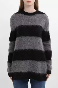 Джемпер в полоску свободного кроя Guess