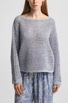 Джемпер вязаный ажурный s.Oliver