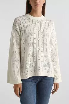 Джемпер вязаный ажурный Tommy Hilfiger