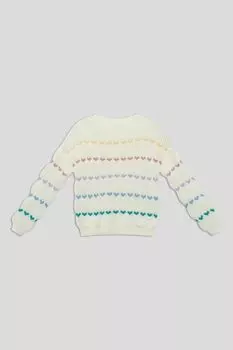 Джемпер вязаный с принтом Benetton