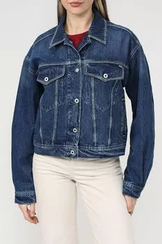 Джинсовая куртка с эффектом потертости PEPE JEANS