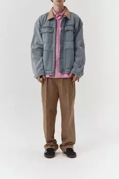 Джинсовая куртка с накладными карманами Dunst