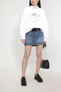 Джинсовая мини-юбка Pinko