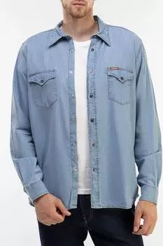 Джинсовая рубашка с карманами Carrera Jeans