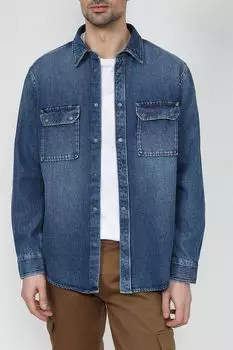 Джинсовая рубашка с карманами Esprit Casual