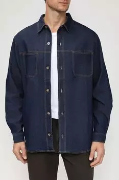 Джинсовая рубашка с карманами MARCO DI RADI