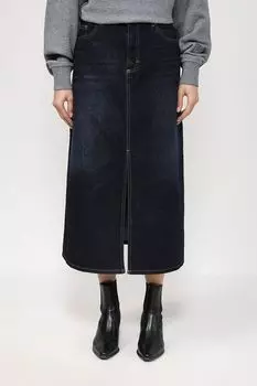 Джинсовая юбка миди с разрезом SABRINA SCALA