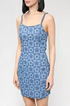 Джинсовое платье с принтом Baby Angel