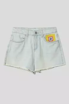 Джинсовые шорты с вышивкой OVS