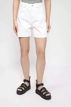 Джинсовые шорты с высокой посадкой COLORPLAY