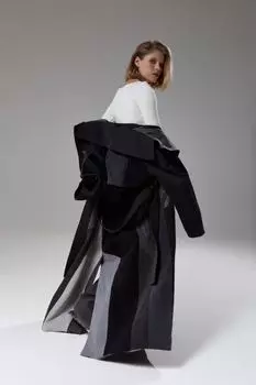 Джинсовый апсайклинг тренч `RISHI