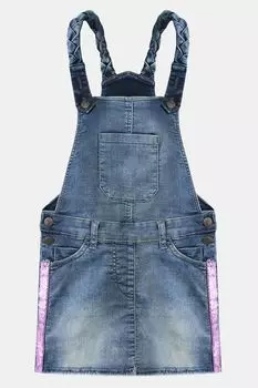 Джинсовый сарафан с пайетками Losan