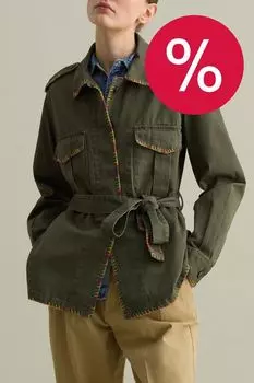 Джинсовый жакет с карманами Piombo