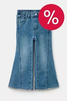 Джинсы клеш на эластичном поясе Balabala