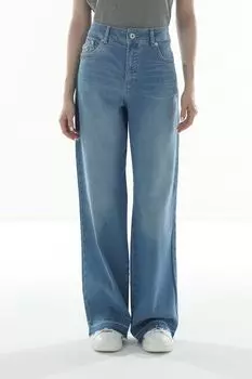 Джинсы клеш с эффектом потертости Marc Aurel