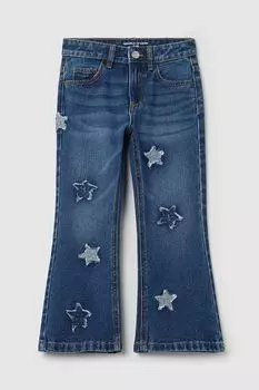 Джинсы клеш с аппликациями Republic of Denim