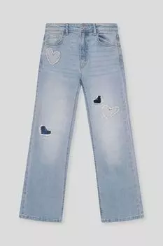 Джинсы клеш с нашивками Republic of Denim