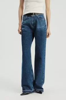 Джинсы клеш с необработанным краем Nume